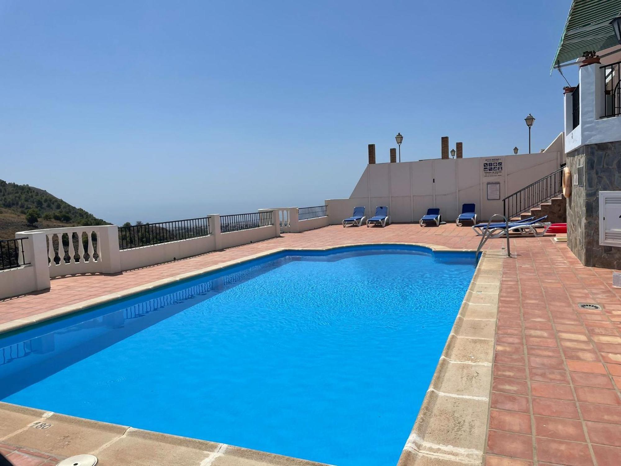 Precioso Apartamento De Dos Plantas Con Vistas Frigiliana Buitenkant foto