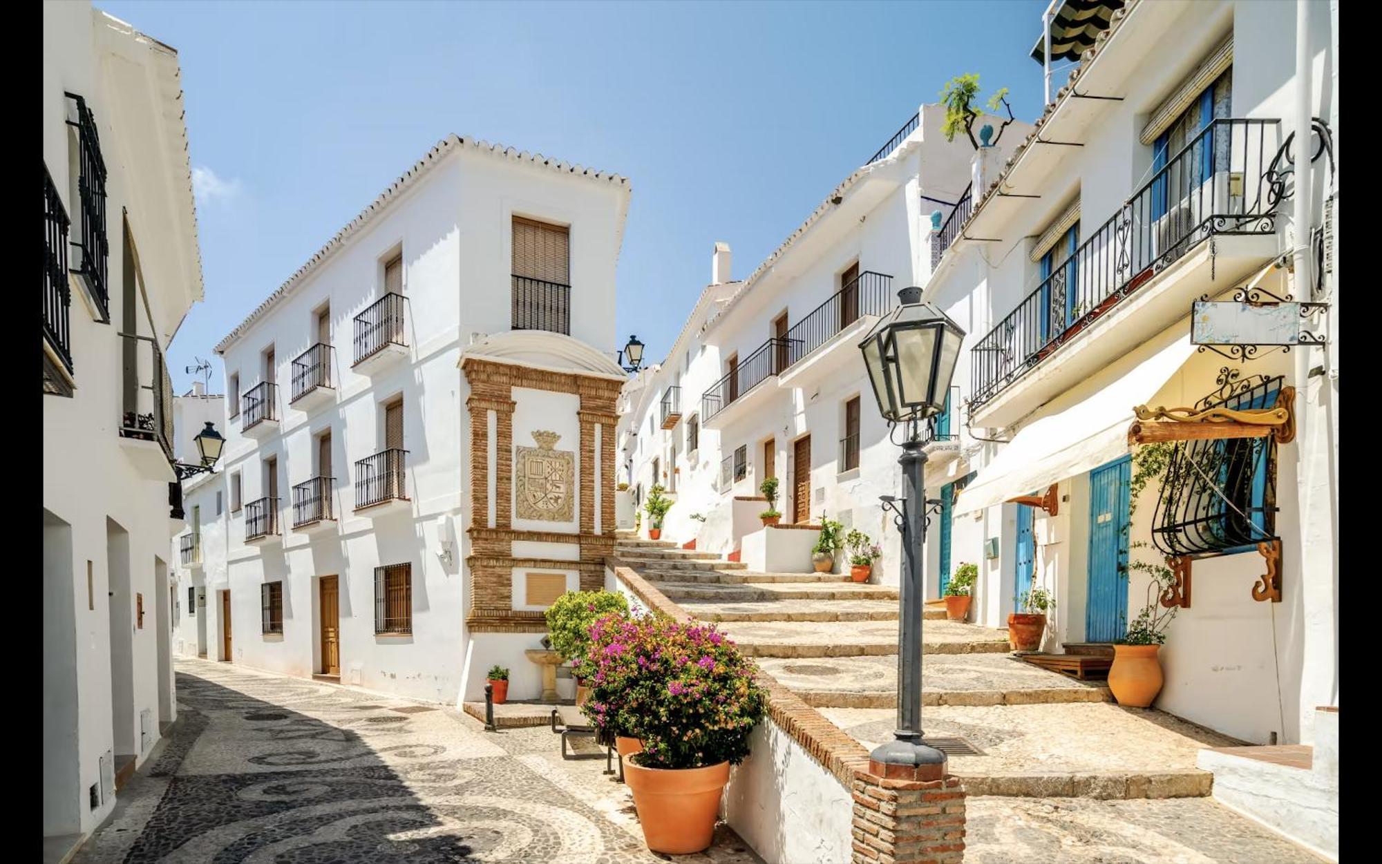 Precioso Apartamento De Dos Plantas Con Vistas Frigiliana Buitenkant foto